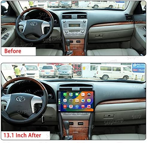 13.1 8+256GB אנדרואיד 12 עבור Toyota Camry 2007 ~ 2011 רדיו רדיו רדיו GPS ניווט Carplay DSP Android Auto WiFi 4G 2K