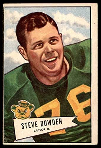 1952 Bowman 40 סטיב דאודן גרין ביי פקרס VG Packers Baylor